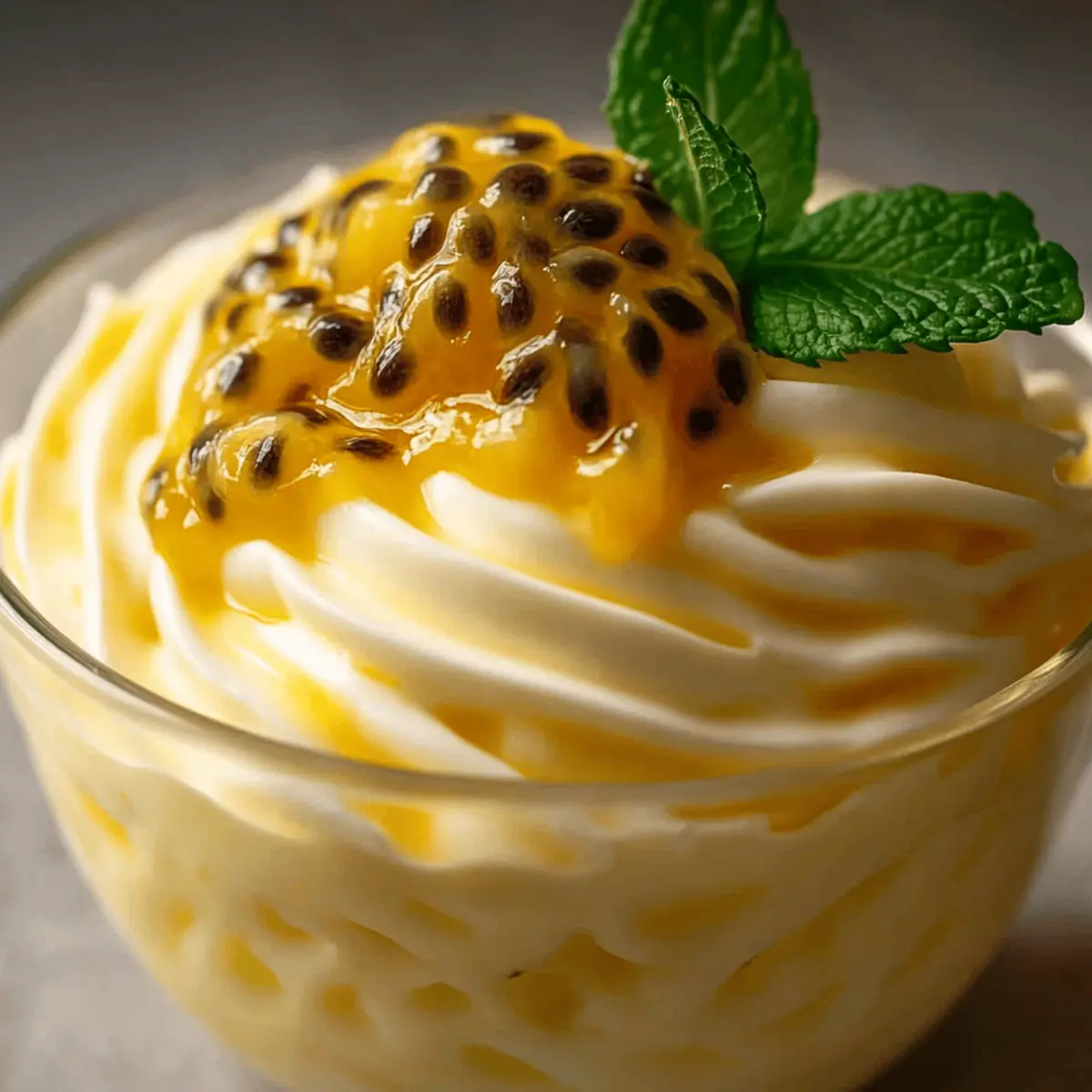Passion Fruit Mousse