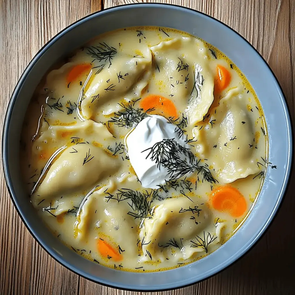 Pierogi Dill Soup
