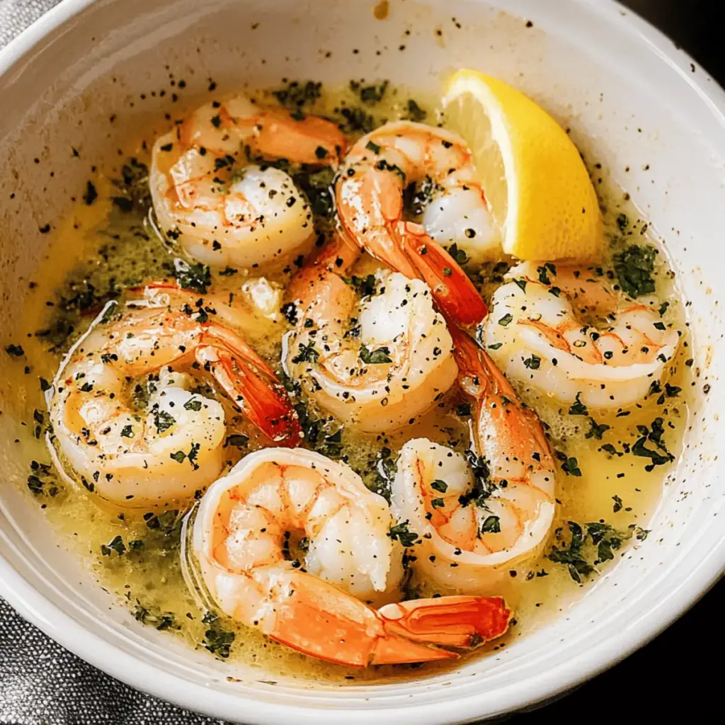 Prosecco Butter Poached Shrimp