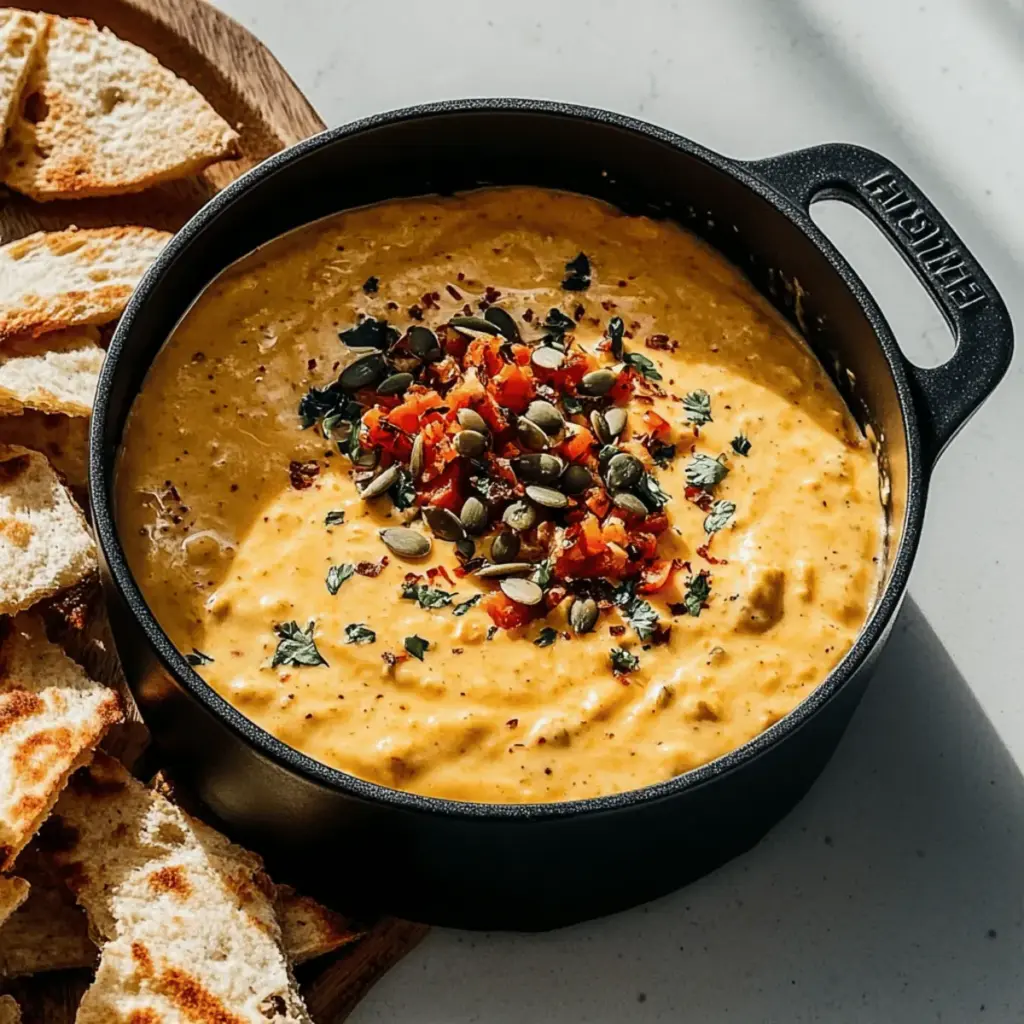Pumpkin Queso Fall Appetizer