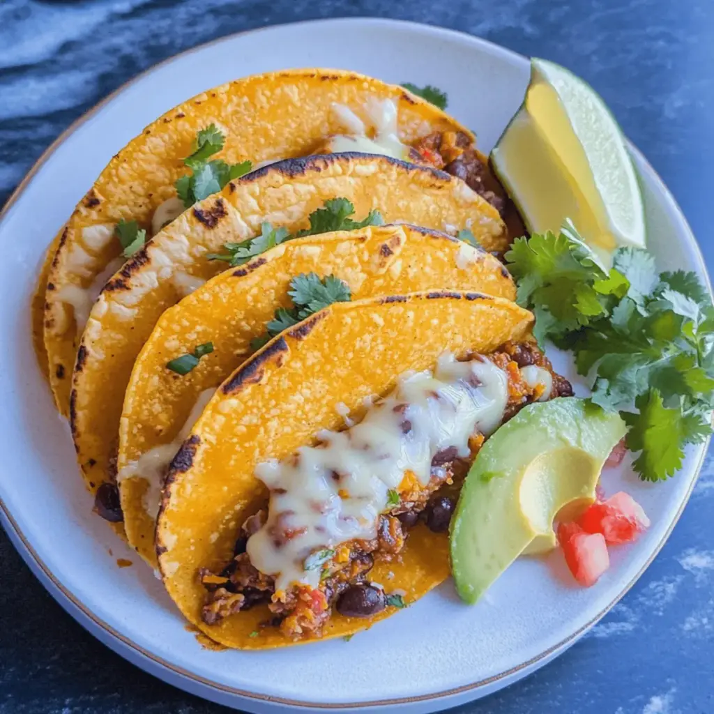 Pumpkin and Black Bean Tacos