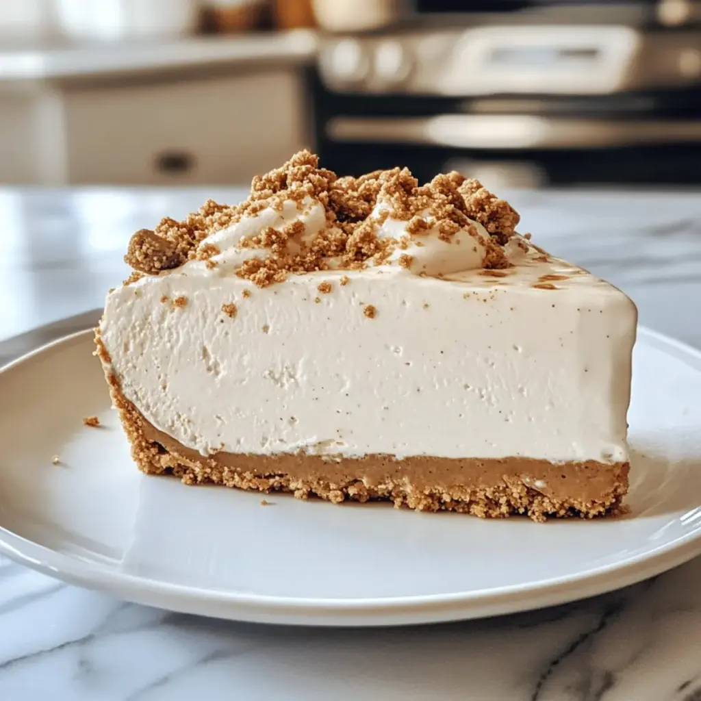 Simple No-Bake Gingerbread Cheesecake