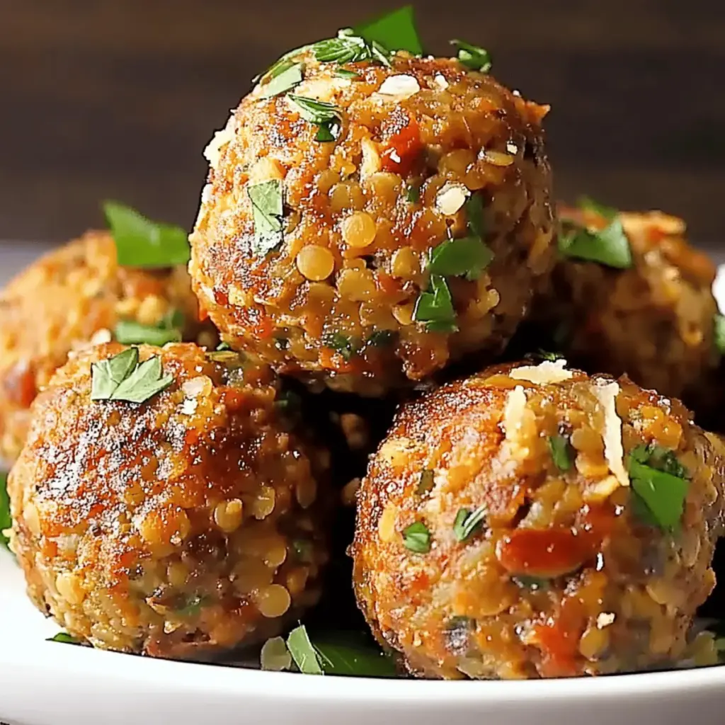 Vegetarian Lentil Meatballs
