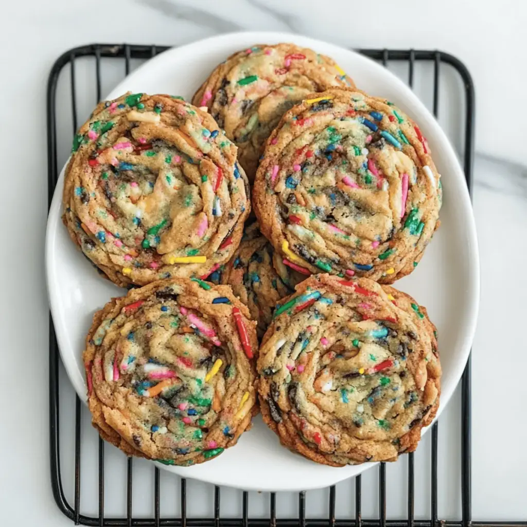 funfetti pan-banging cookies
