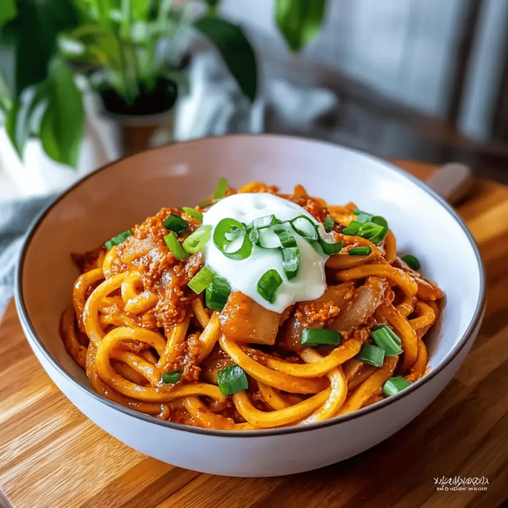 15-Minute Kimchi Udon Stir Fry