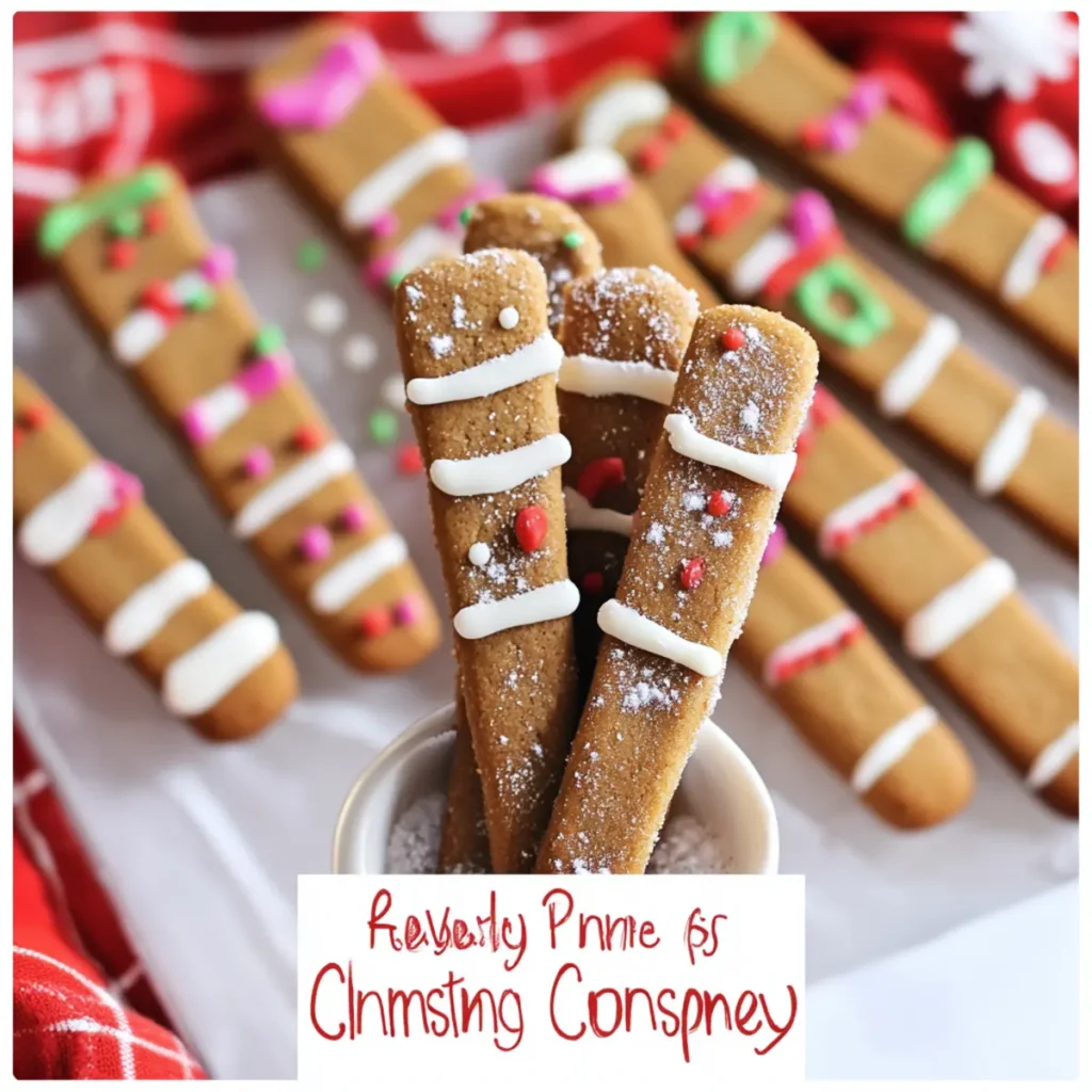 Gingerbread Cookie Sticks