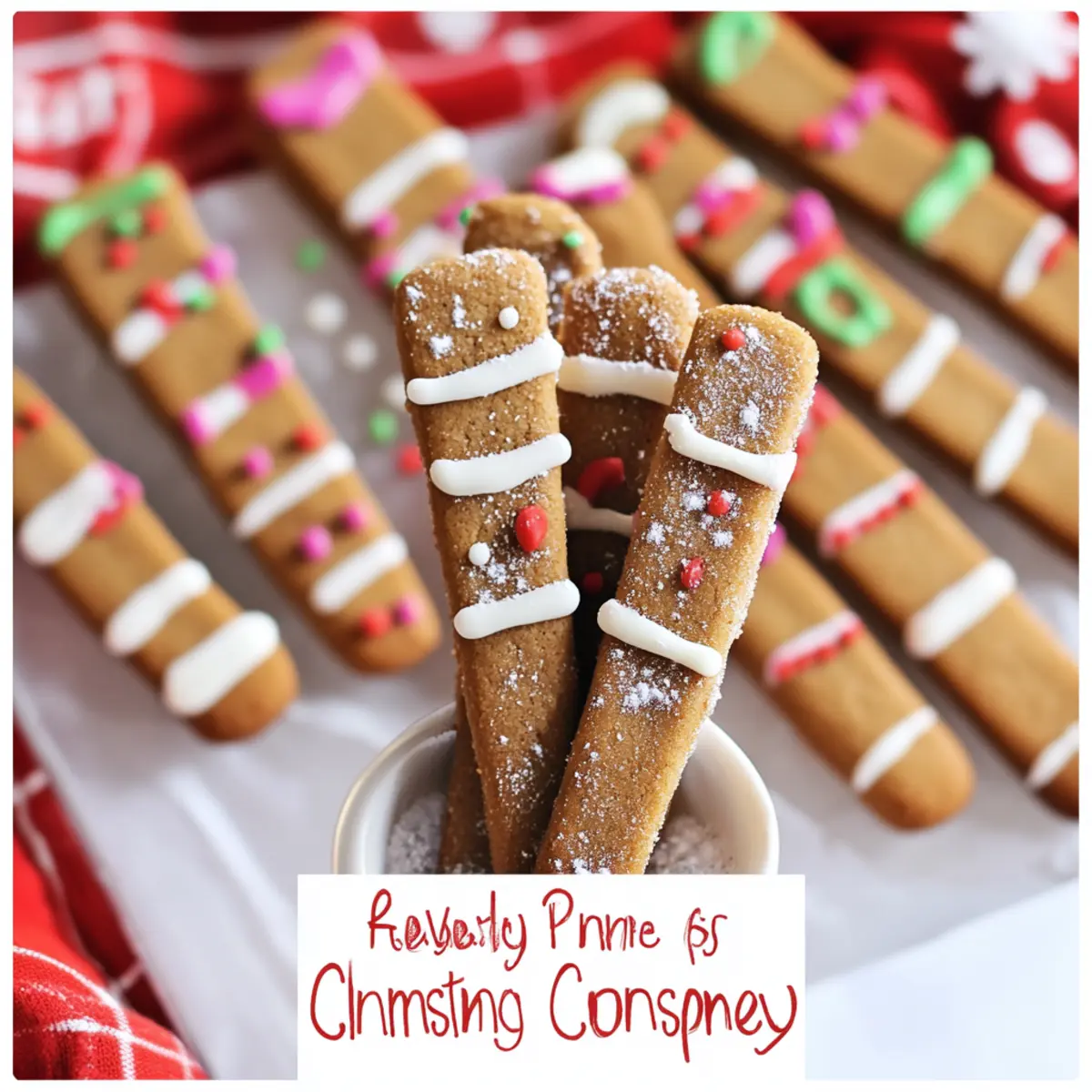 Gingerbread Cookie Sticks