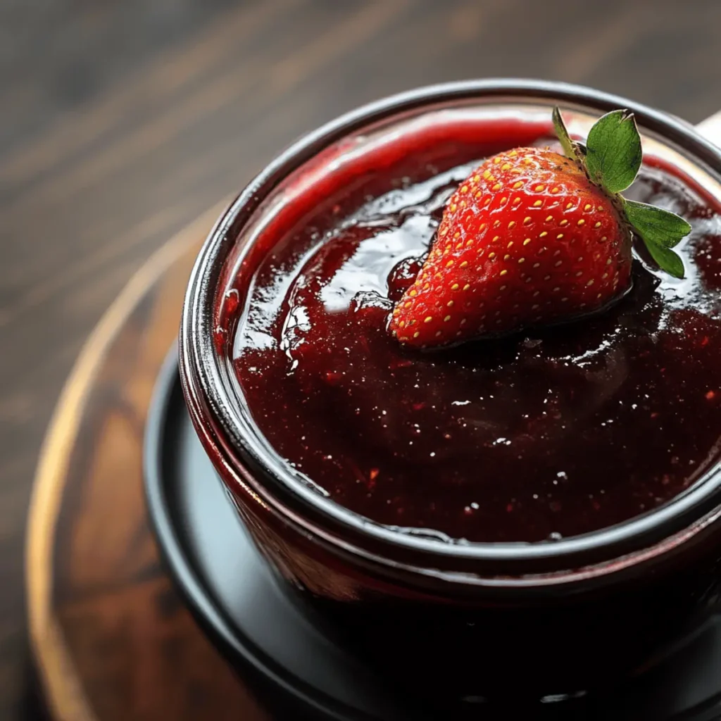 Dark Chocolate Strawberry Jam