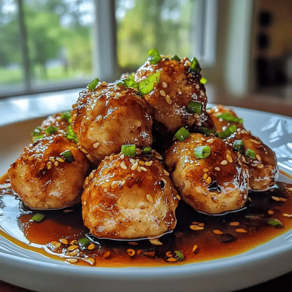 Soy Garlic Tofu Balls