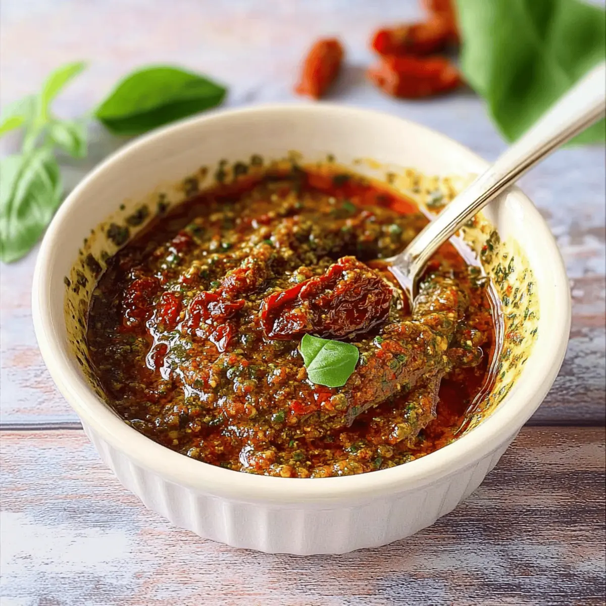 Sun Dried Tomato Pesto Sauce