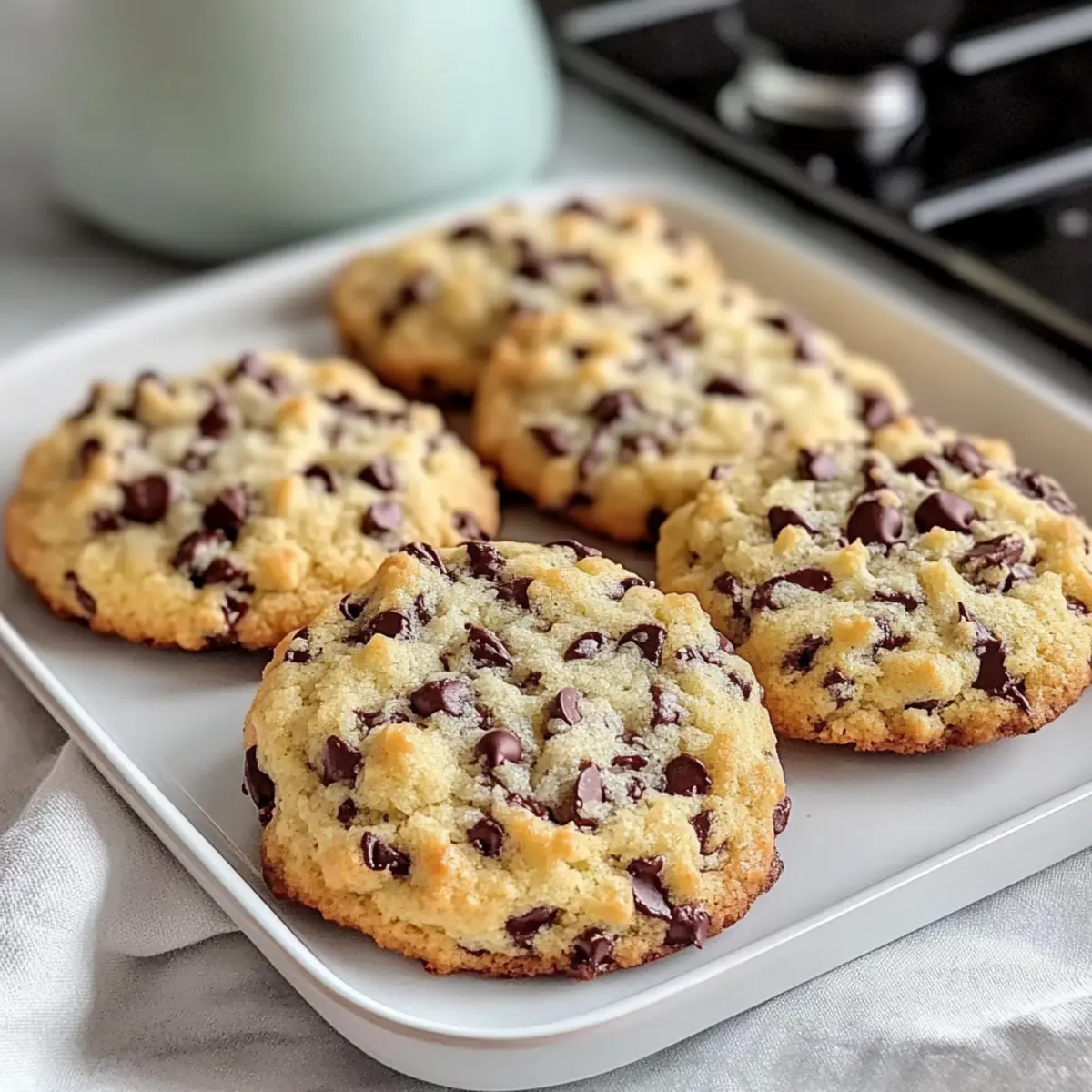 Sweet Chocolate Chip and Toffee Shortbread Cookies