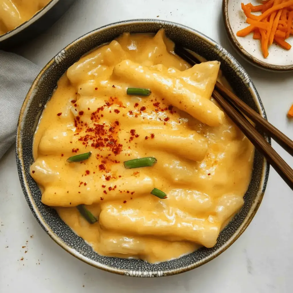 Vegan Cheese Tteokbokki