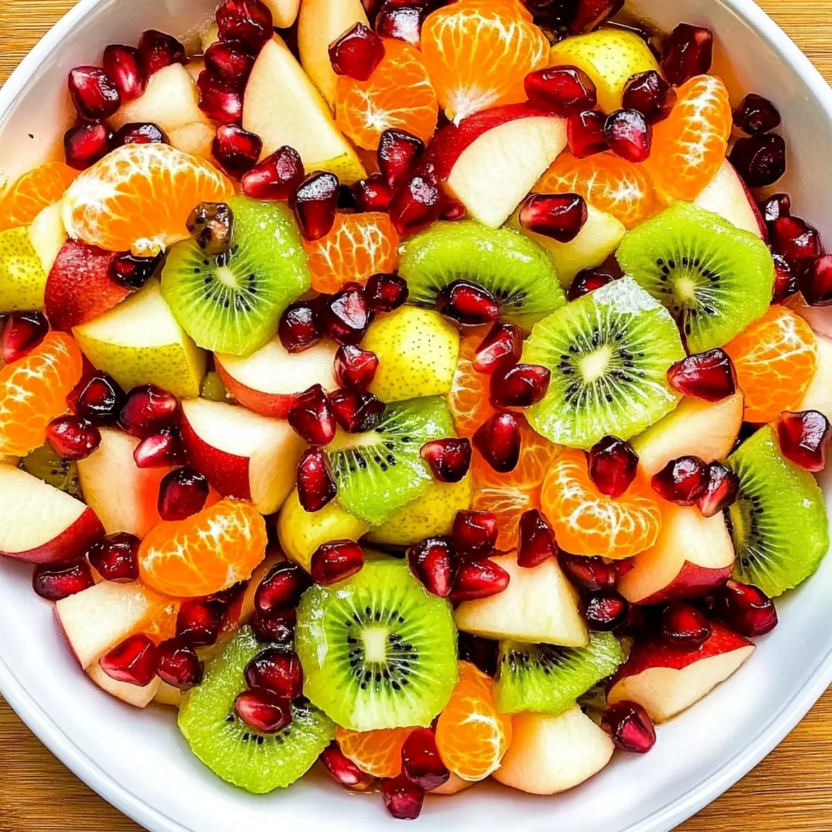 Winter Fruit Salad with Maple-Lime Dressing