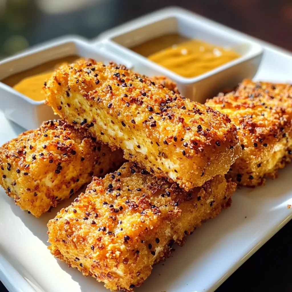 Baked “Honey” Mustard Tofu Tenders