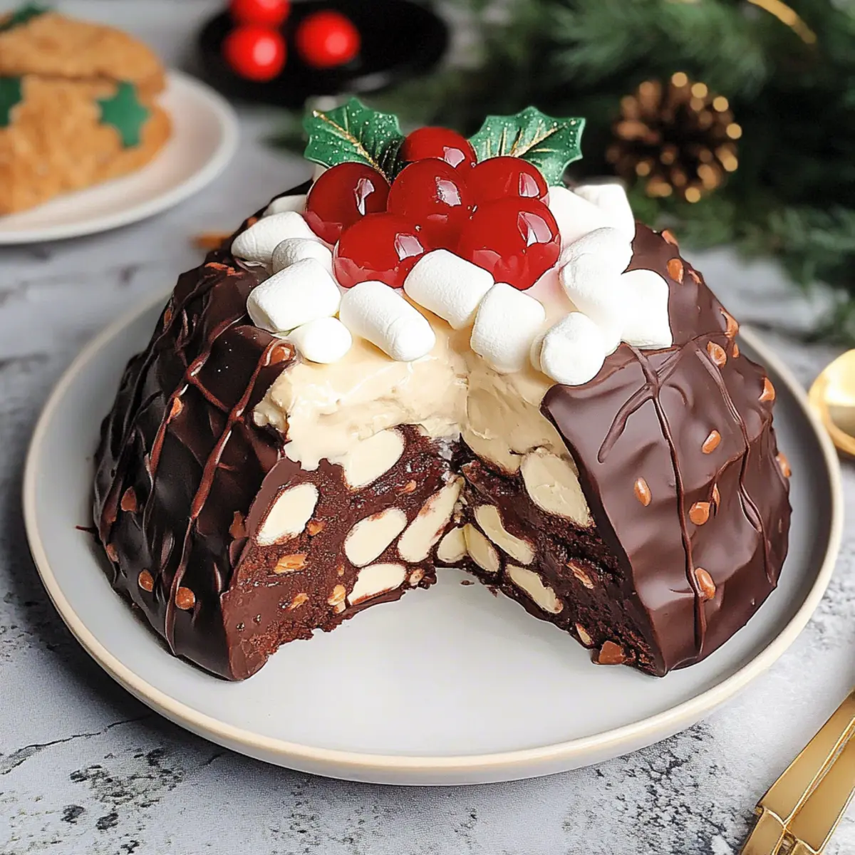 Rocky Road Christmas Pudding!