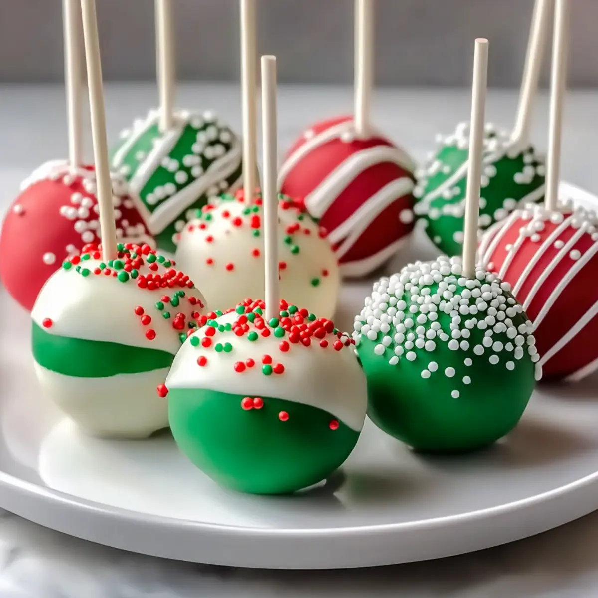 Christmas Cake Pops