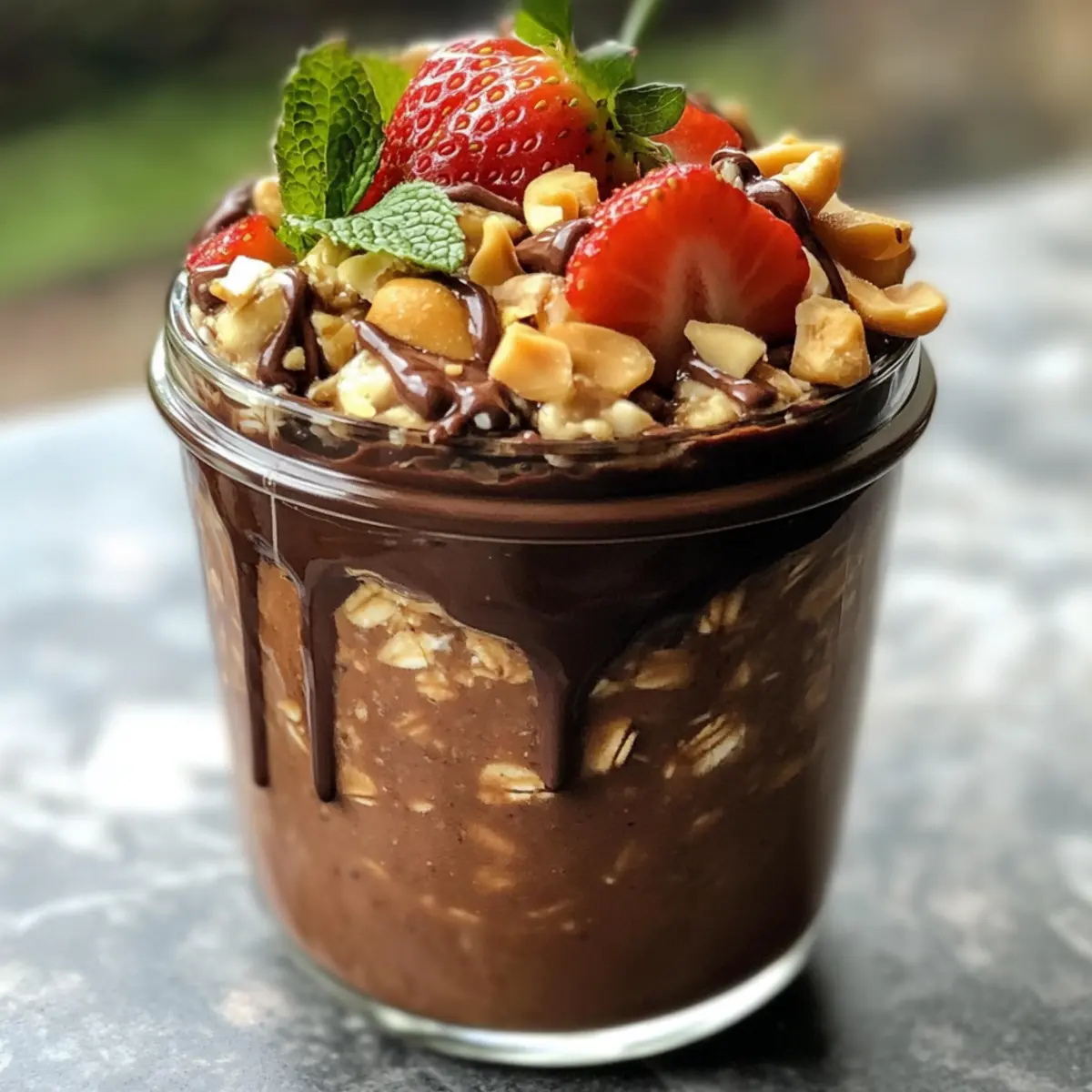 Blended Strawberry Oats