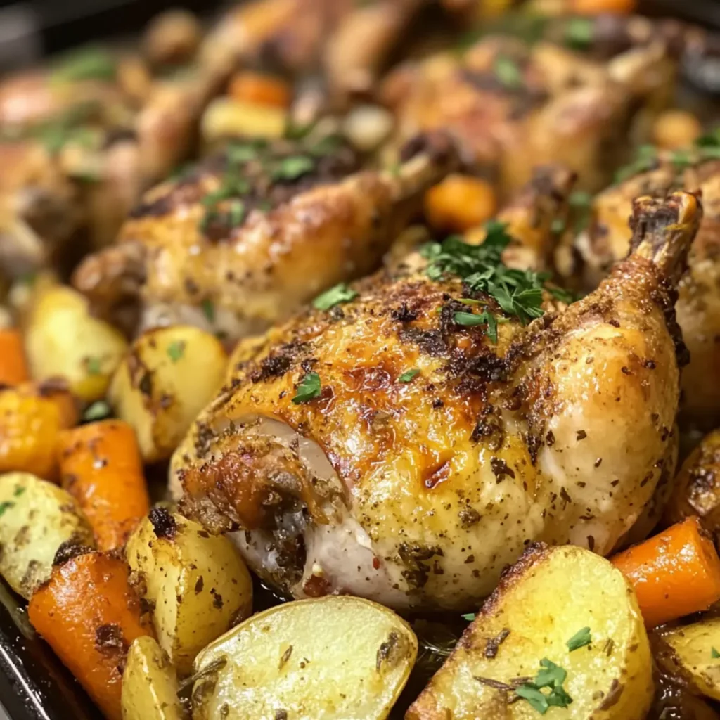Truffle Herb Butter Cornish Hens