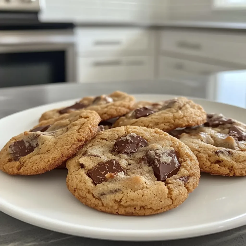 Browned Butter Toffee Chocolate Chip Cookies