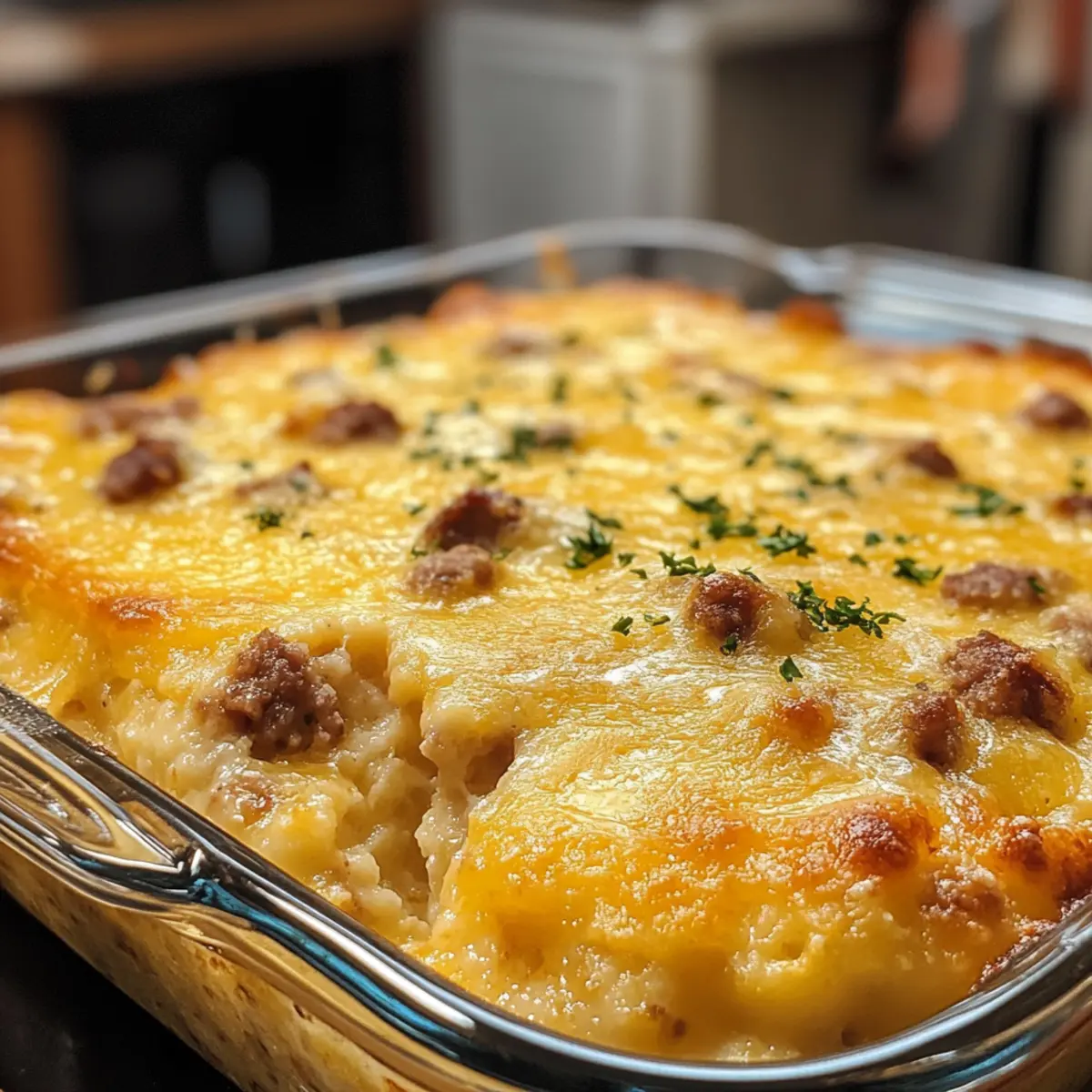 Sausage And Grits Casserole