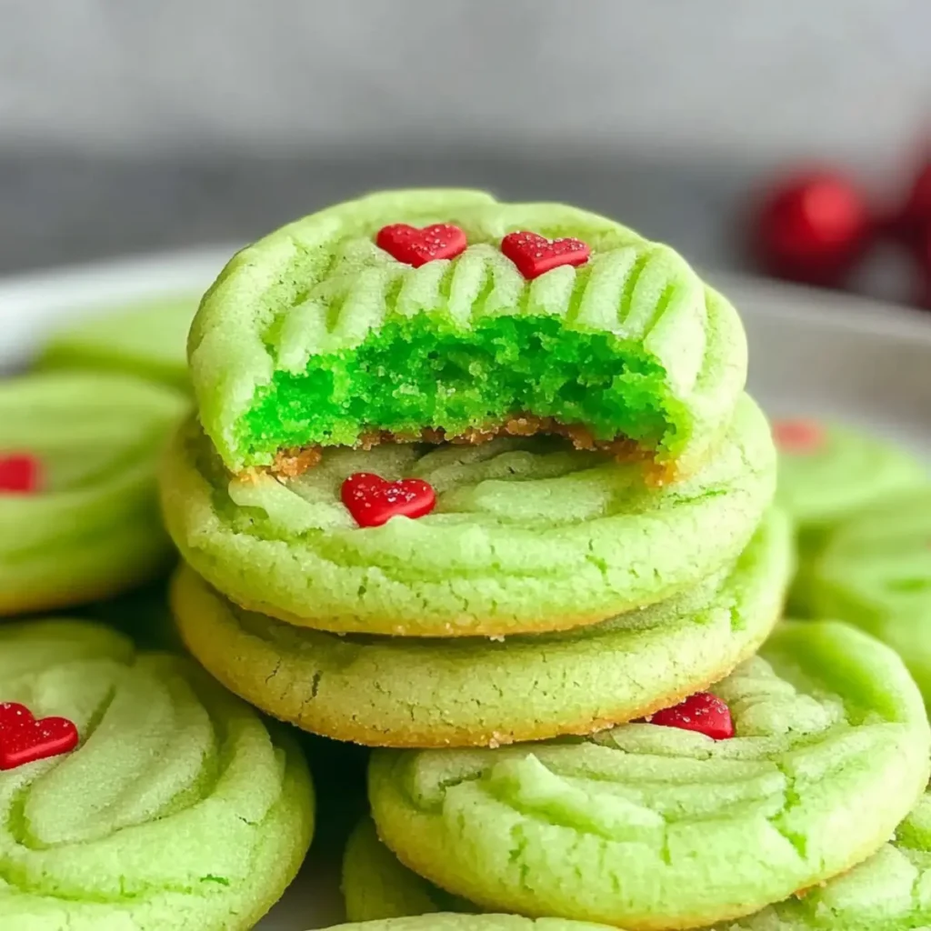 Grinch Sugar Cookies