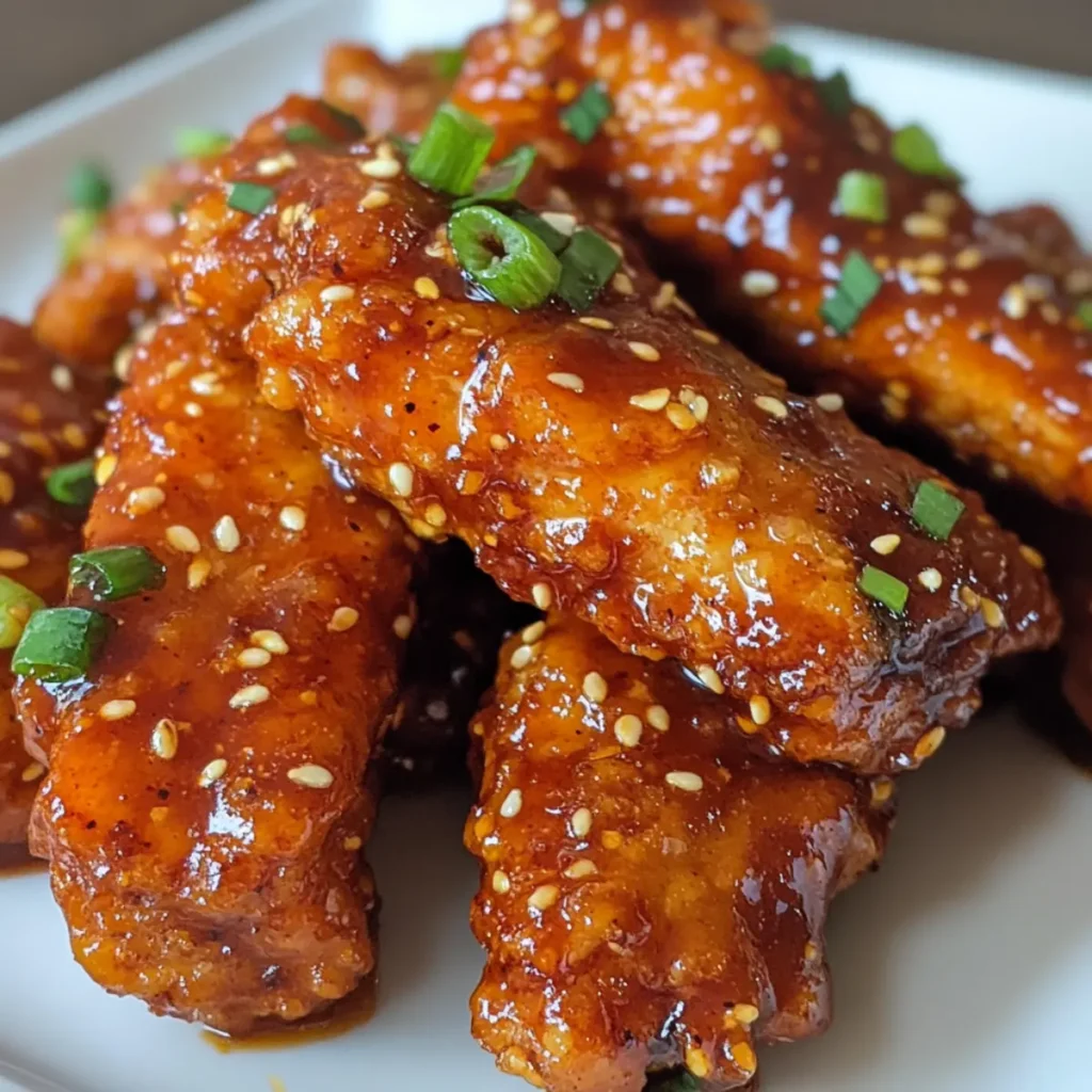 Crispy Maple Sriracha Tofu Wings