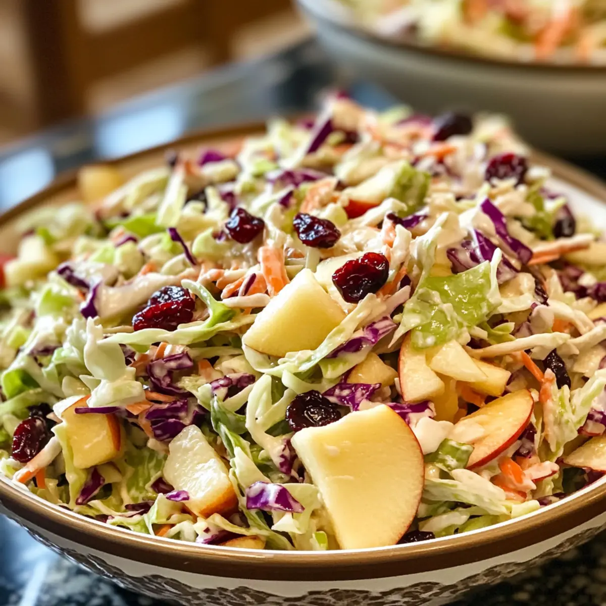 CRANBERRY APPLE COLESLAW