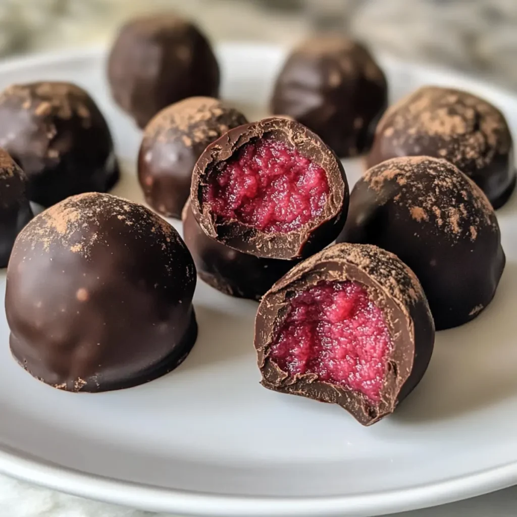 Cherry Mash Truffles
