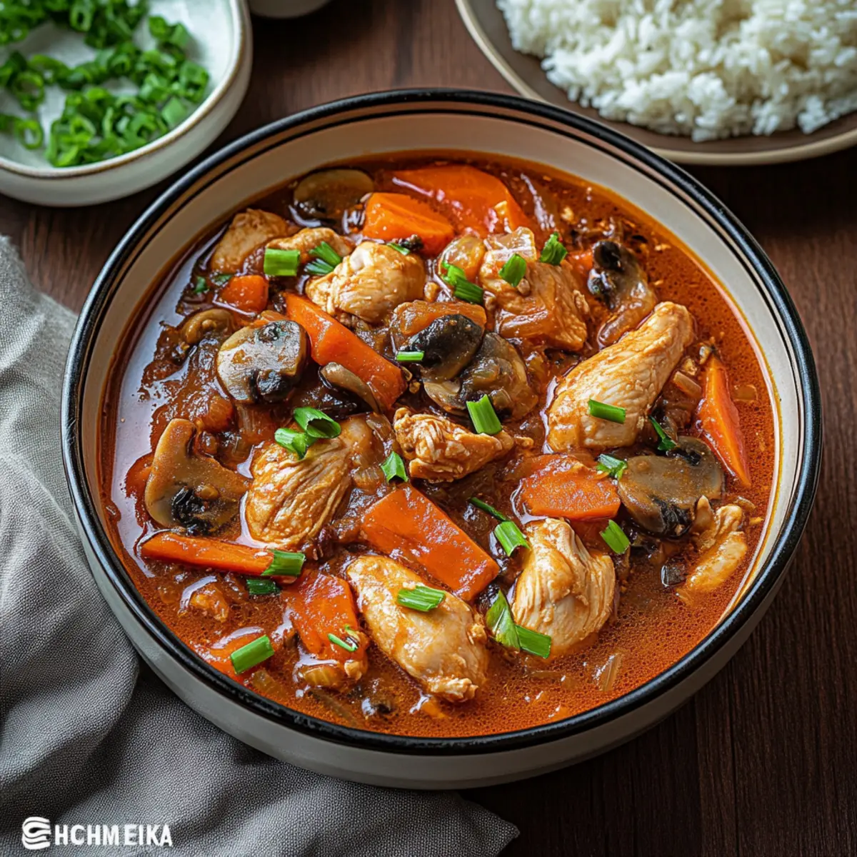 Slow Cooker Korean Chicken Stew