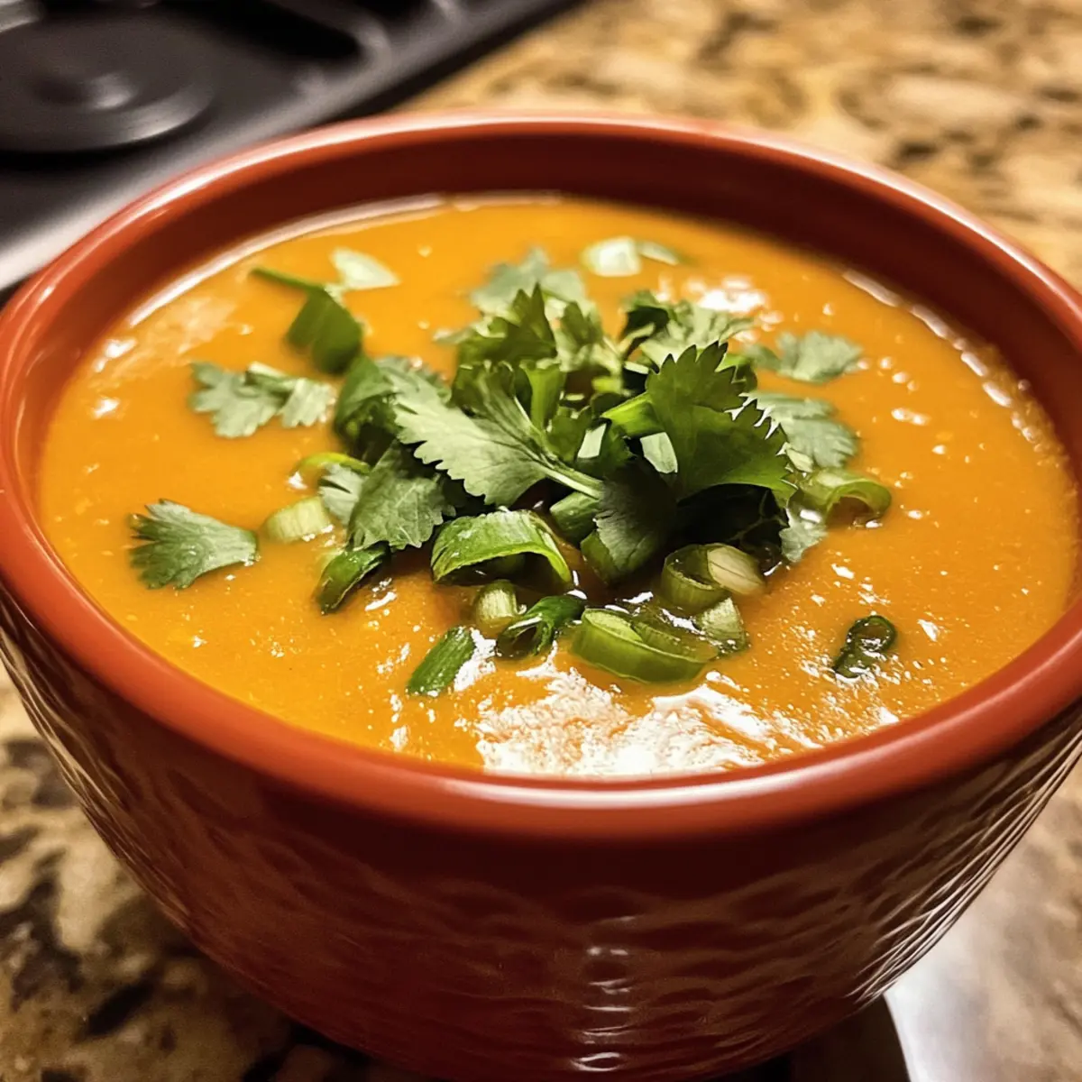 Spicy Miso Carrot Soup