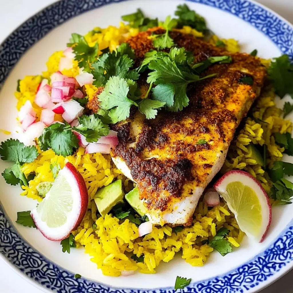 Masala baked fish