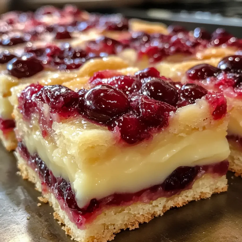 Cranberry Lemon Bars