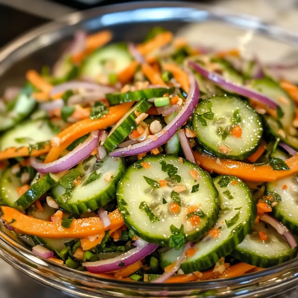 Tangy Spicy Thai Cucumber Salad