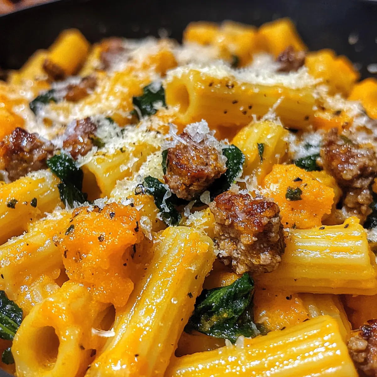Spicy Butternut Squash Pasta
