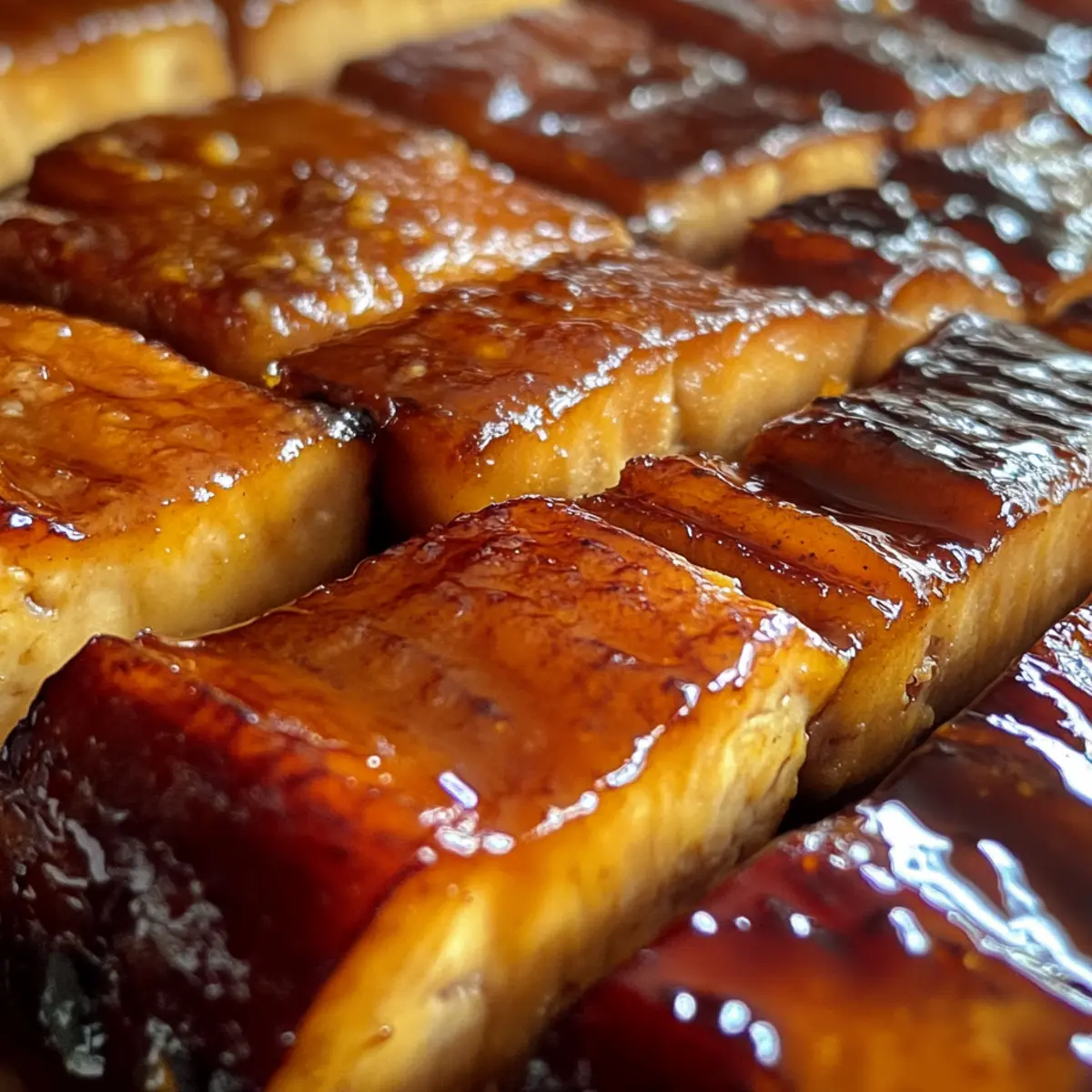 Brown Sugar Glazed Tofu Ham