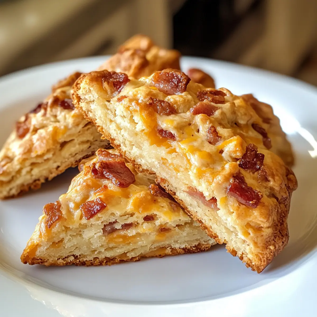 Cheddar Bacon Scones