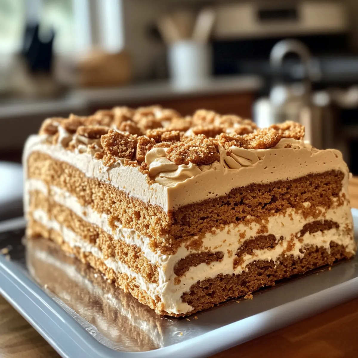 Biscoff Icebox Cake