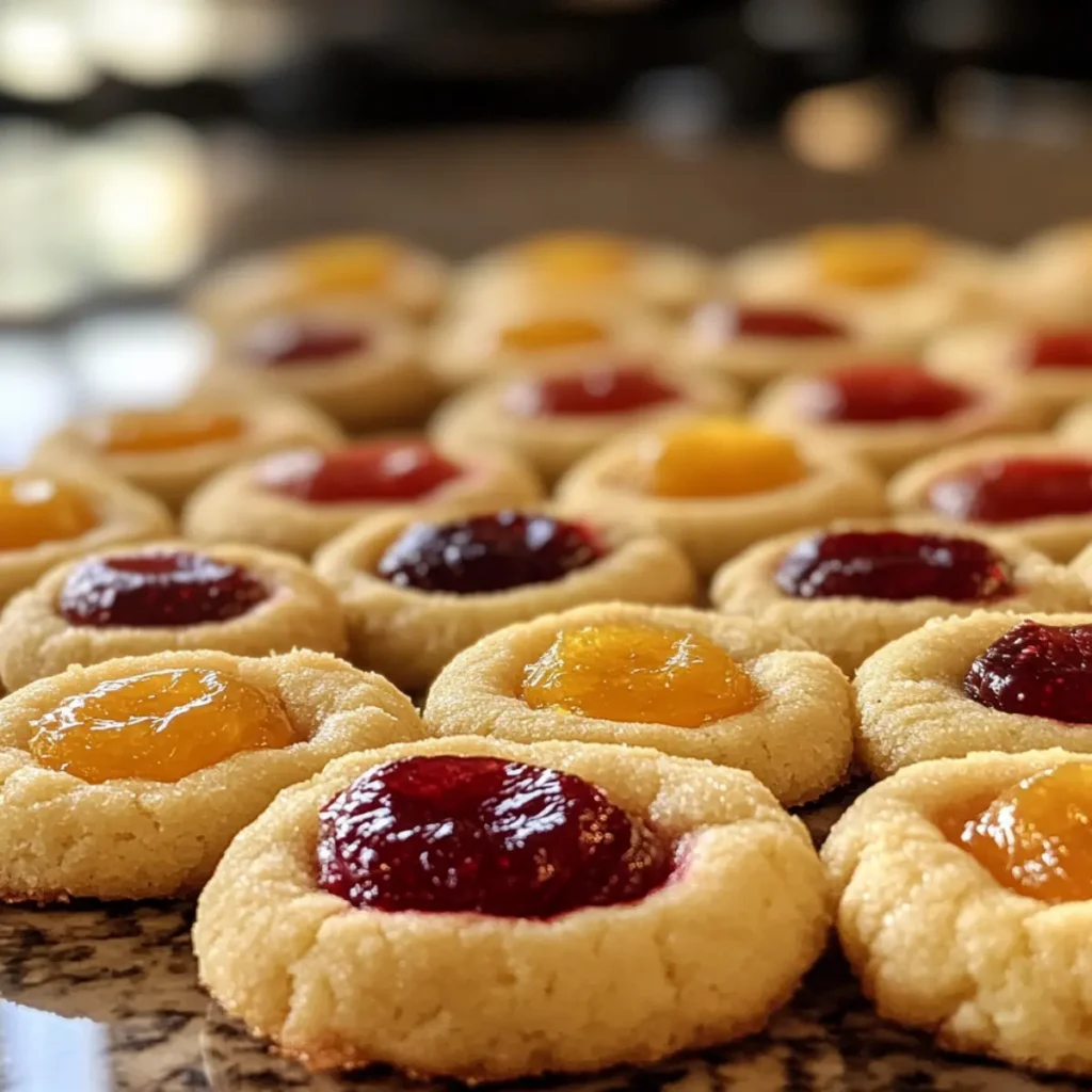 Fruit Filled Thumbprint Cookies