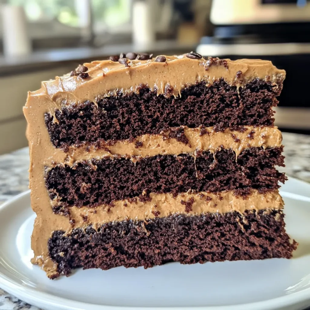 Dark Chocolate Espresso Cake