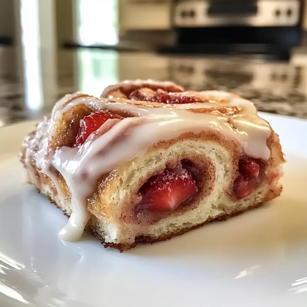 Strawberry Cinnamon Rolls