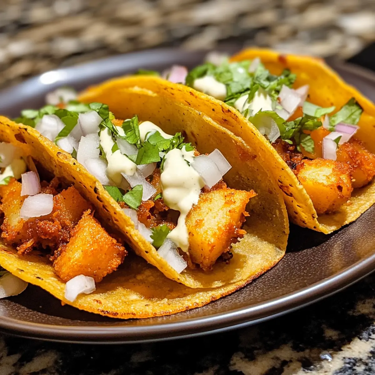 Crispy Potato Tacos