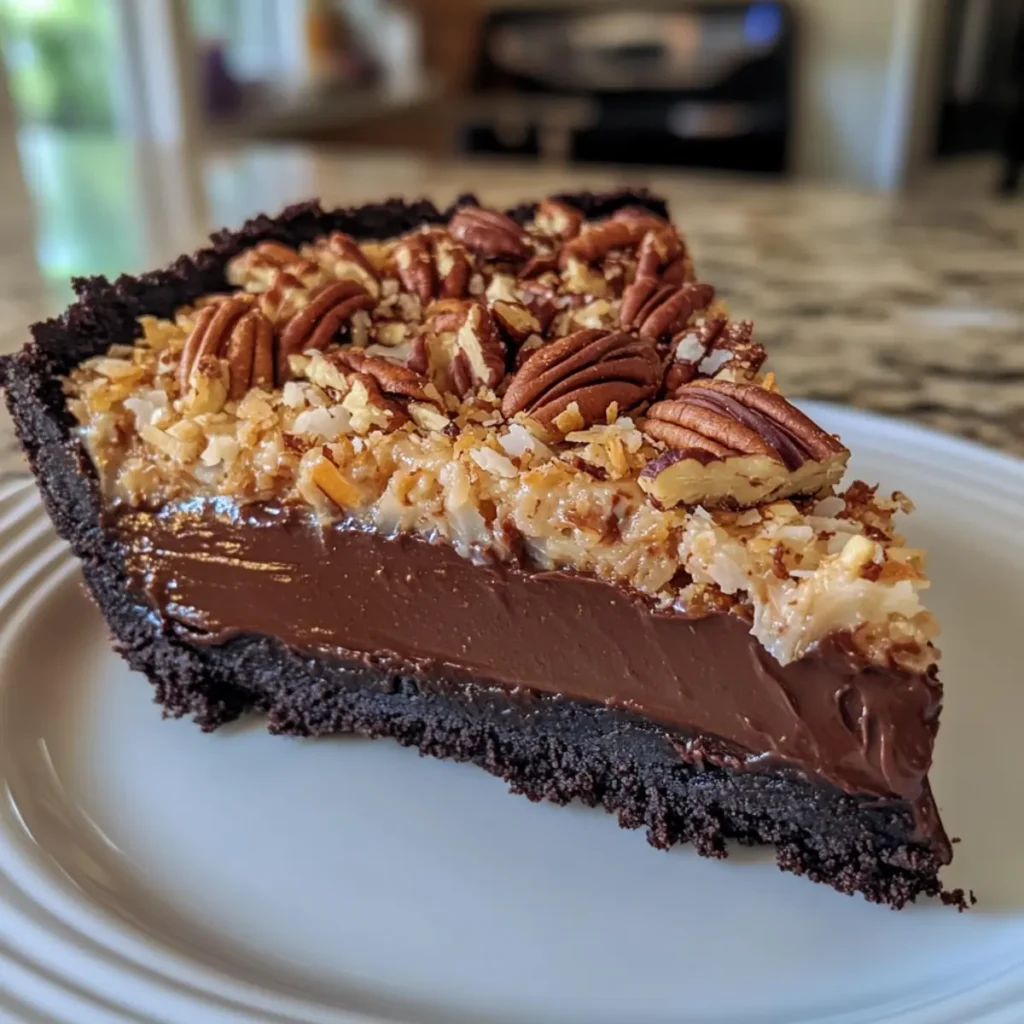 No-Bake German Chocolate Pie