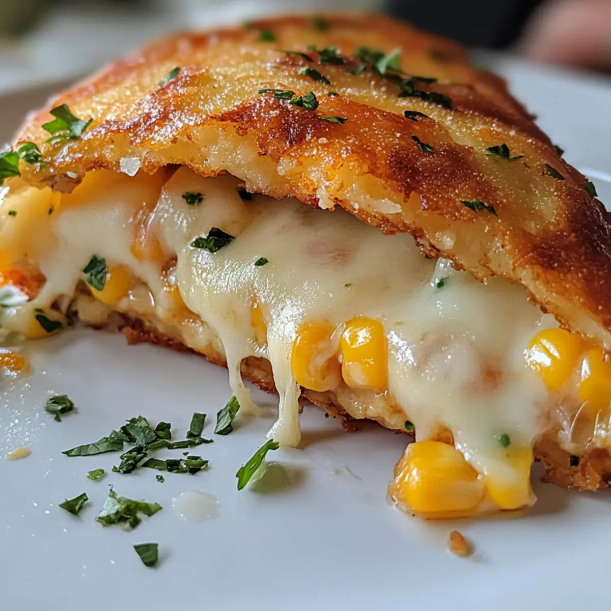 Venezuelan Sweet Corn Cachapas