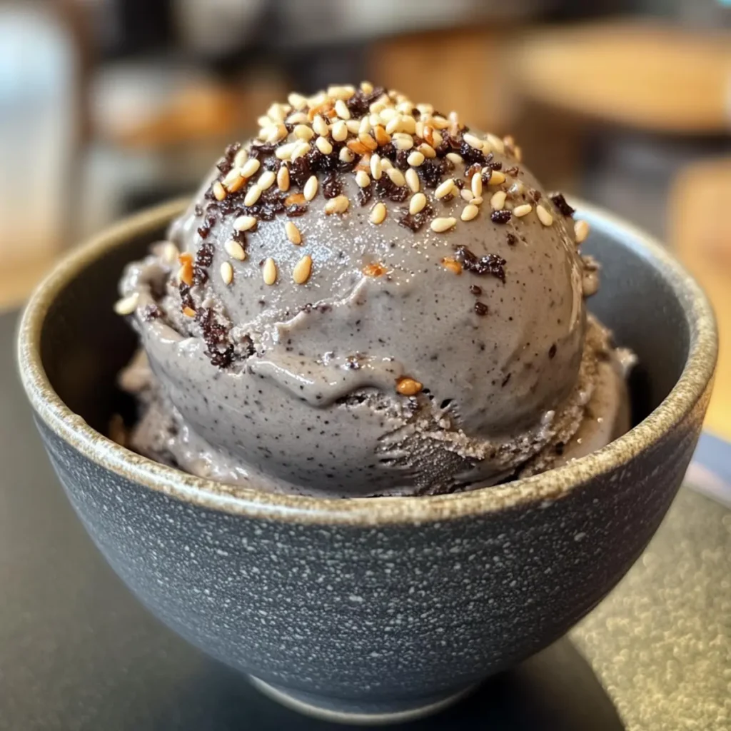 Toasted Black Sesame Ice Cream