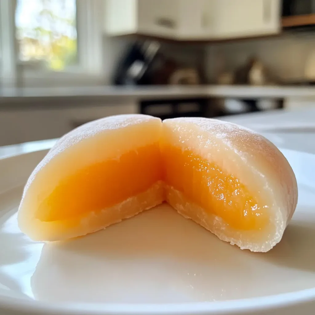 Whole Peach Mochi