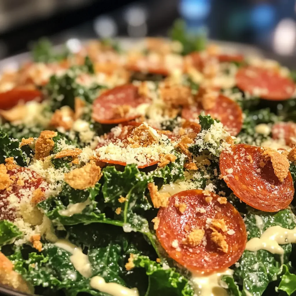 Pizza Caesar Salad