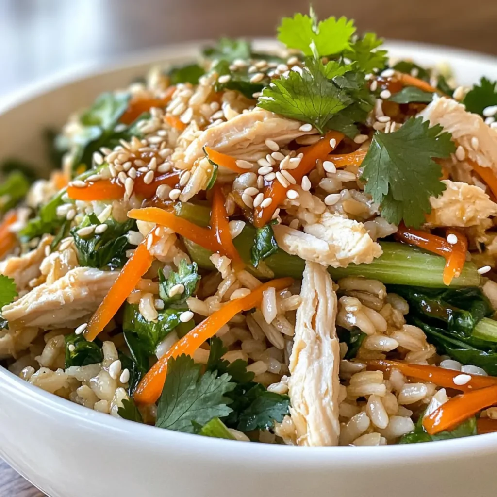Asian-Style Brown Rice Salad