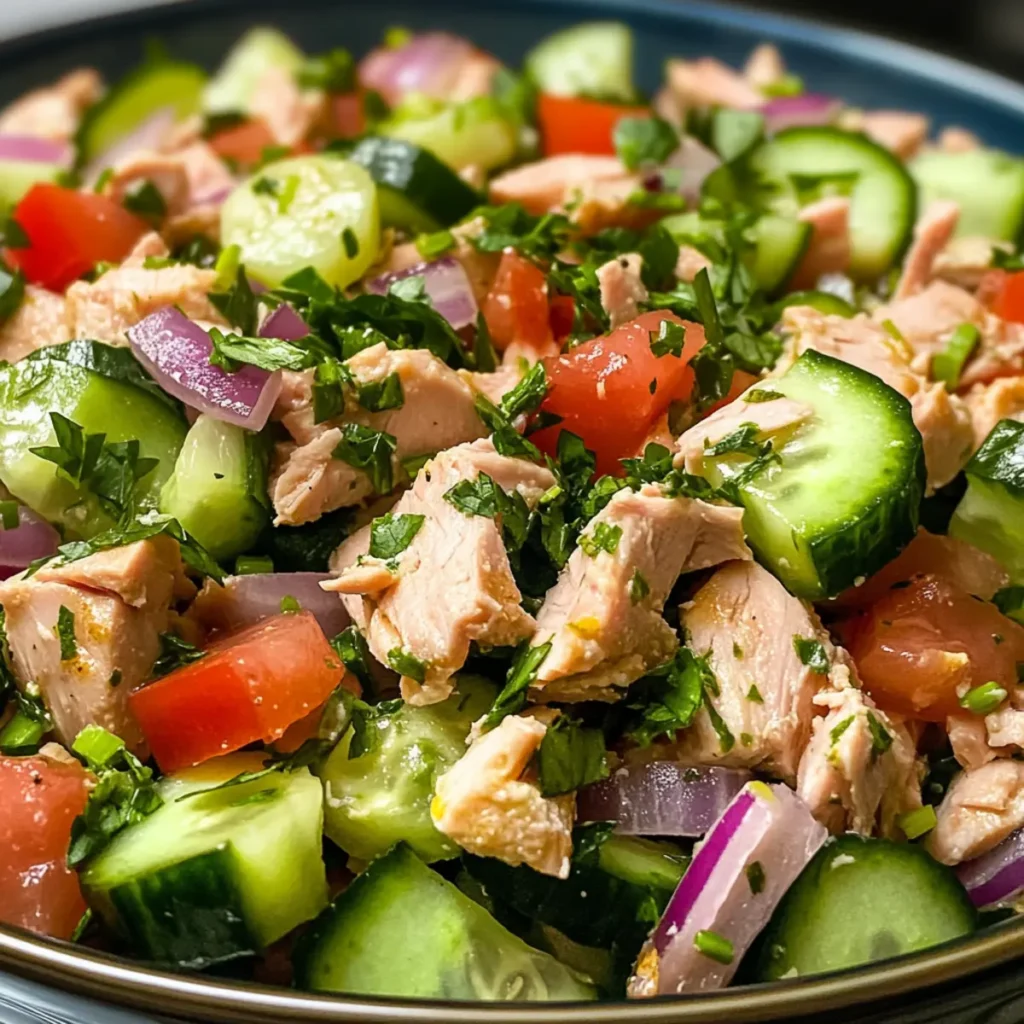 Mediterranean Tuna Salad