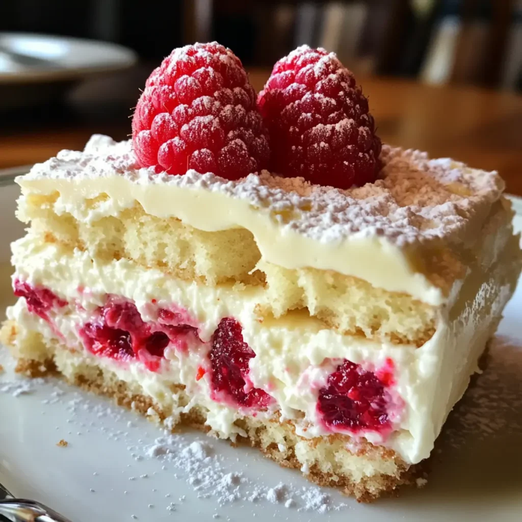 White Chocolate Raspberry Tiramisu