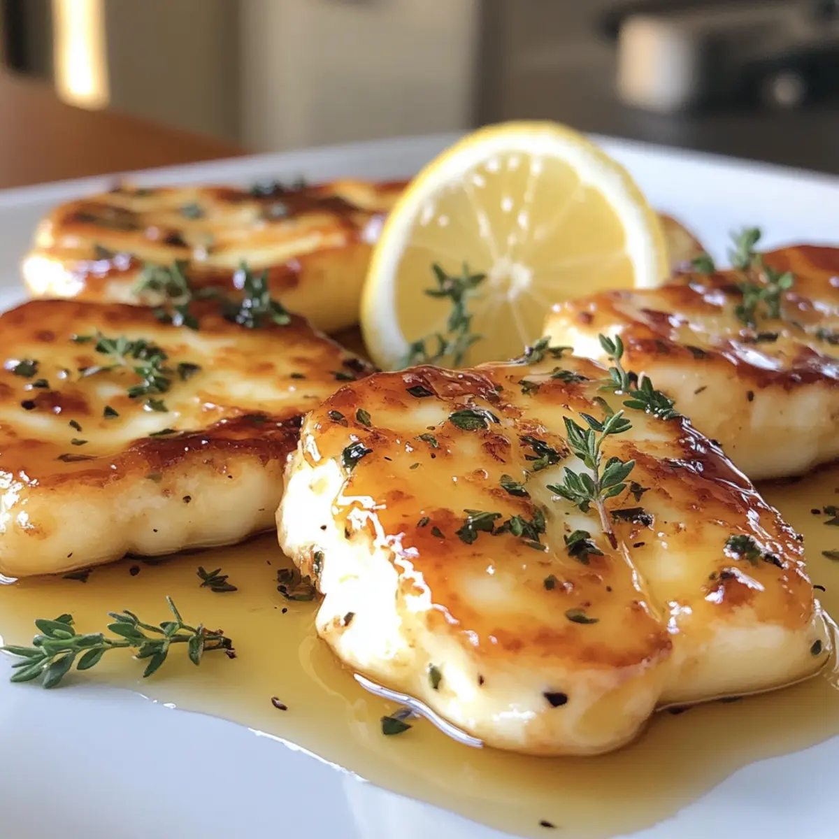 Honey Glazed Halloumi